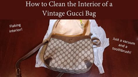 how to clean inside of gucci marmont bag|how often should Gucci bags be cleaned.